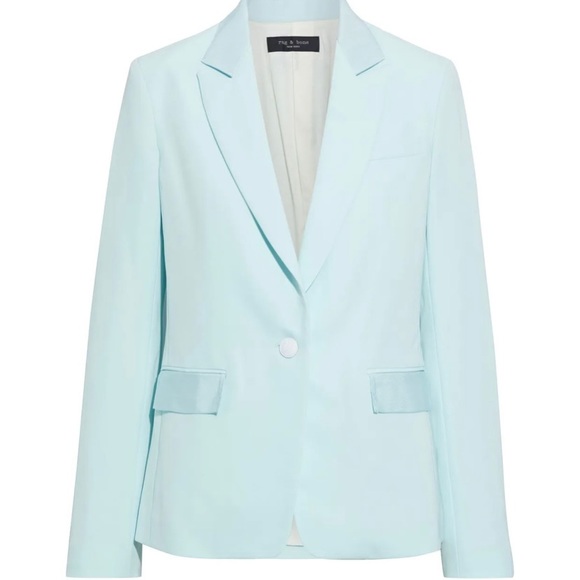 Rag & Bone Sky Blue Rylie Blazer Sz 6 NWOT - Picture 3 of 4